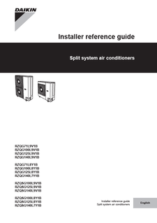 RZQG-L9V1,RZQG-L8Y1,RZQSG-L3-9V1,RZQSG-L8Y1_4PEN385522-1A_2016_10_Installer reference guide_English download